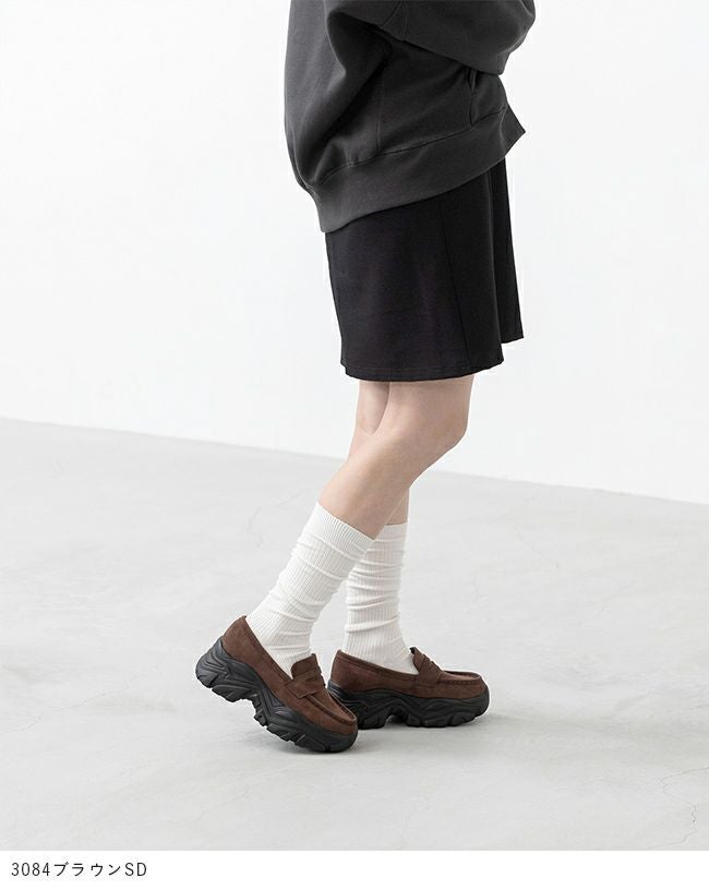 menue (メヌエ) 厚底 コインローファー