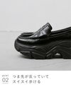 menue (メヌエ) 厚底 コインローファー