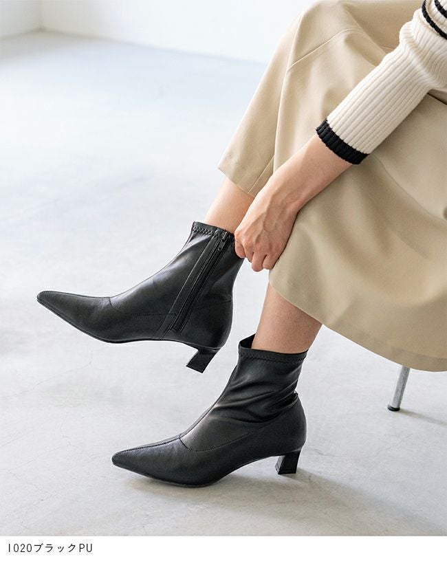 オールウェザー ポインテッドトゥ ストレッチブーツ 送料無料 | welleg