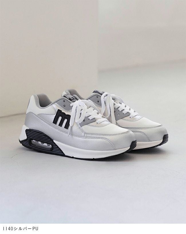 moz (モズ) エアーソール付き 機能性厚底スニーカー