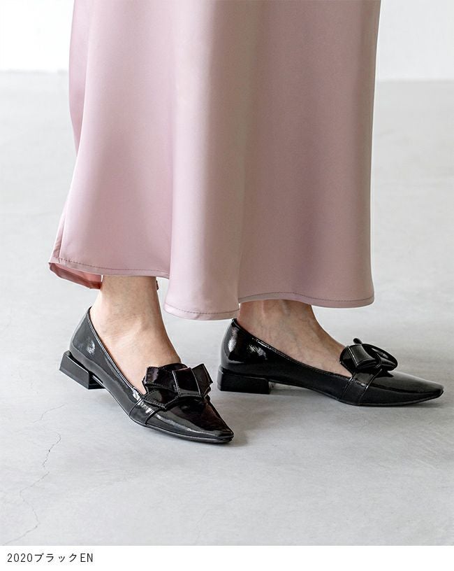 menue (メヌエ) リボンモチーフ オペラシューズ 送料無料 | welleg