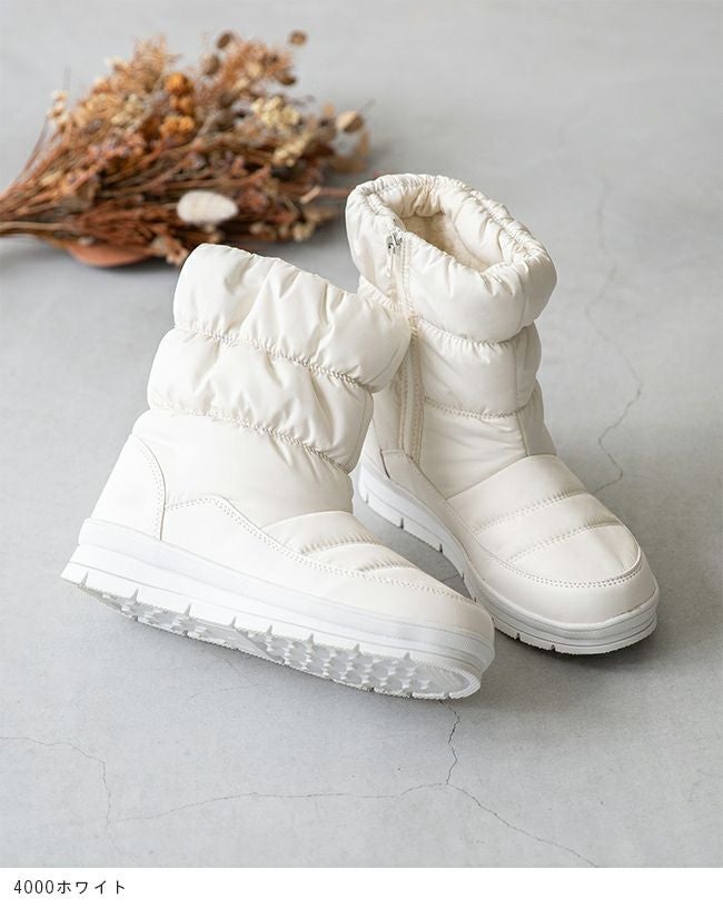 moz (モズ) 防寒・防水 ダウン仕様 ファースノーブーツ 送料無料