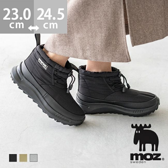 moz (モズ) 防寒・防水 ショート丈 ファースノーブーツ 送料無料