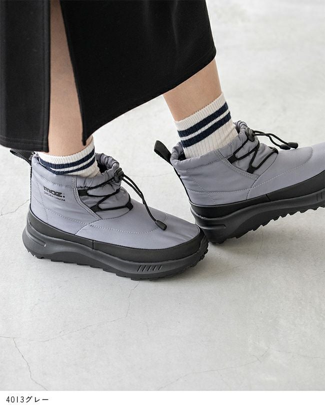 moz (モズ) 防寒・防水 ショート丈 ファースノーブーツ 送料無料