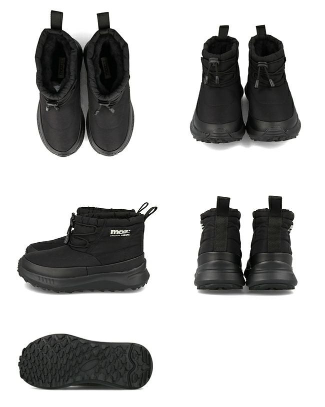 moz (モズ) 防寒・防水 ショート丈 ファースノーブーツ 送料無料