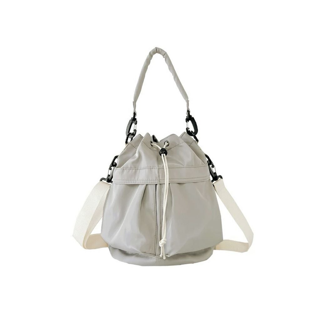【新品】  leur logette / ルール ロジェット | 2way 巾着型 ショルダー ハンド バッグ | ナチュラル | レディース 伊勢丹新宿店別注 ツイードバッグ 30951 | leur logette (Women