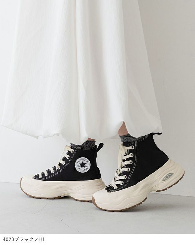 converse (コンバース) 厚底 ハイカットスニーカー オールスター