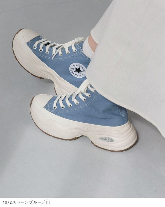 converse (コンバース) 厚底 ハイカットスニーカー オールスター