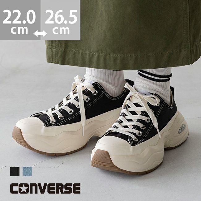 converse (コンバース) オールスター 厚底 ローカットスニーカー 送料