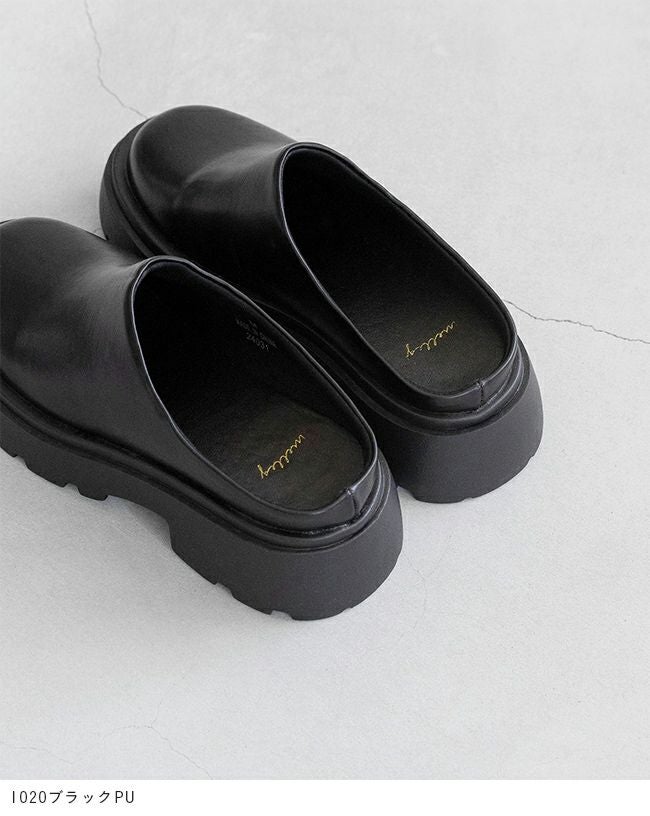 【BLACK】 SLIPPER / 別注 ボリュームソール  サンダル 11330198232_D_2.jpg