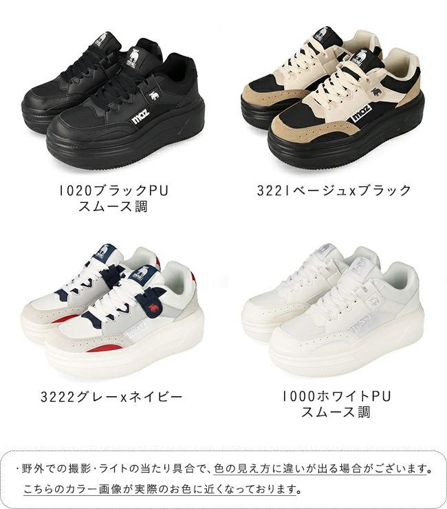 moz (モズ) 軽量 厚底スニーカー 送料無料 | welleg（ウェレッグ