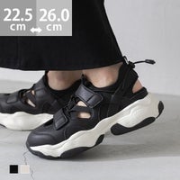 ベルクロストラップ スニーカーサンダル