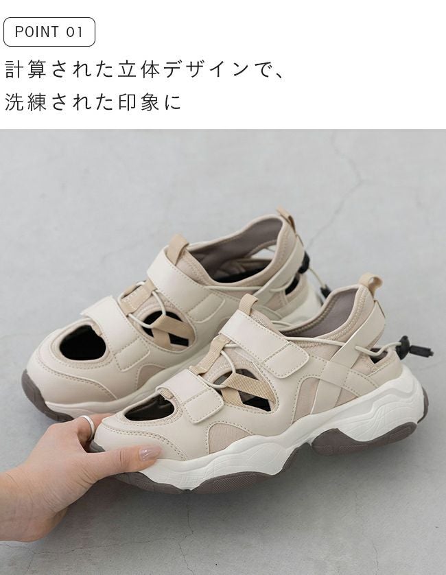 ベルクロストラップ スニーカーサンダル 送料無料 | welleg