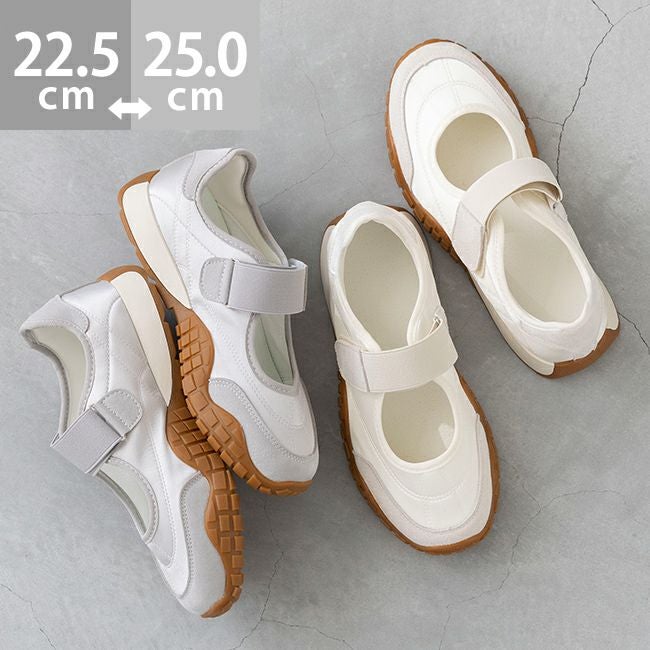 メリージェーン バレエ スニーカー